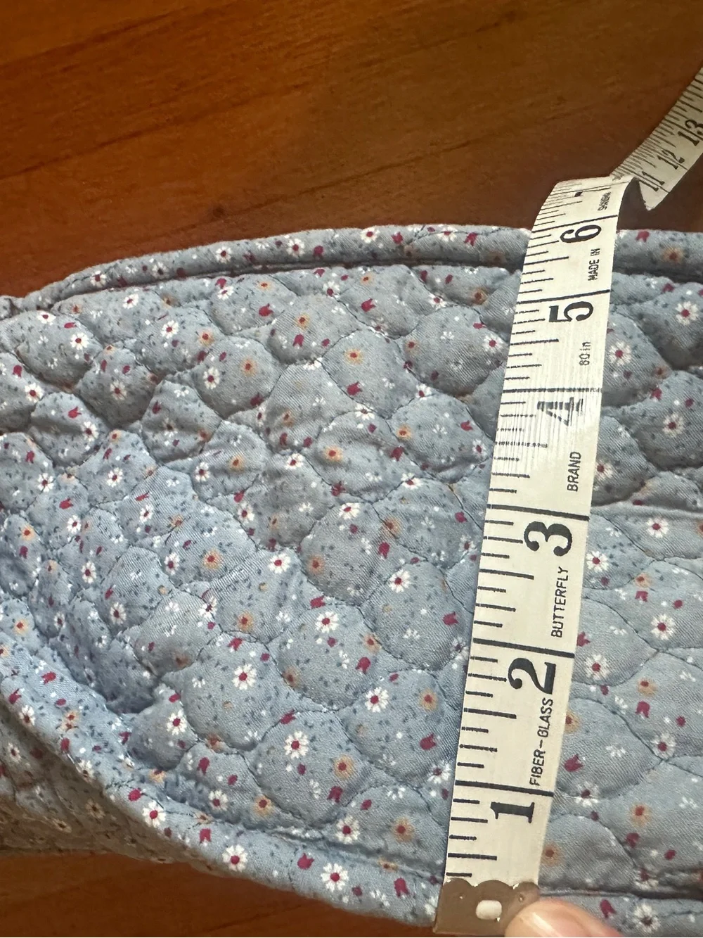 Vtg Handmade Sewing Machine Cover with Cross-stitched Sewing Motif